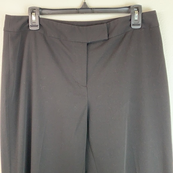 Alfani 12p. straight leg trouser pants jet black! - Picture 2 of 4